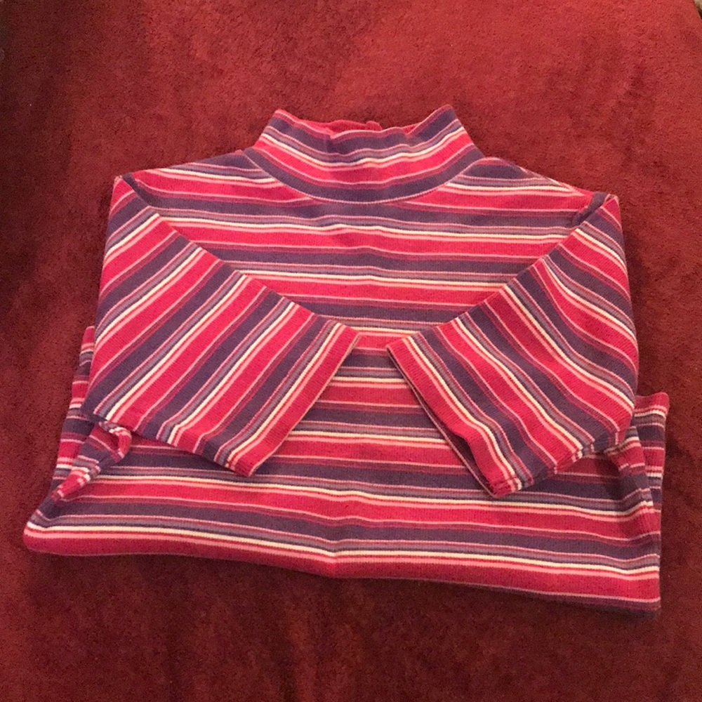 In Design Girls short sleeve top with mock neck, size 7/8